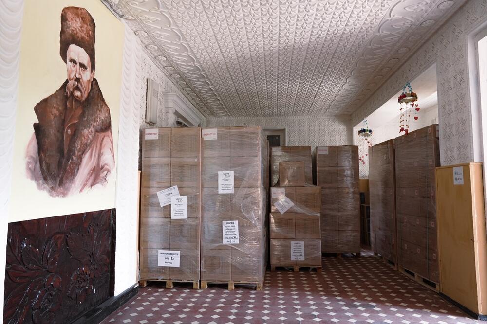 Humanitarian aid in Novoraisk