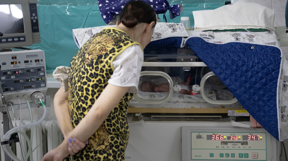 Уряд Японії підтримує UNFPA у наданні життєво необхідних послуг у сфері сексуального та репродуктивного здоров’я в Україні. © UN