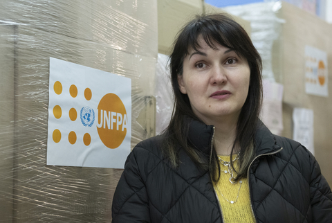 Victoria Yalovska has been working with domestic violence for more than 25 years, including 6 years together with UNFPA / Andriy Kravchenko.