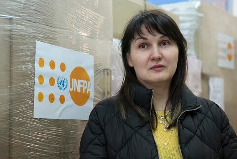 Victoria Yalovska has been working with domestic violence for more than 25 years, including 6 years together with UNFPA / Andriy Kravchenko.