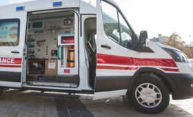 Equipment for an SRH mobile health unit vehicle