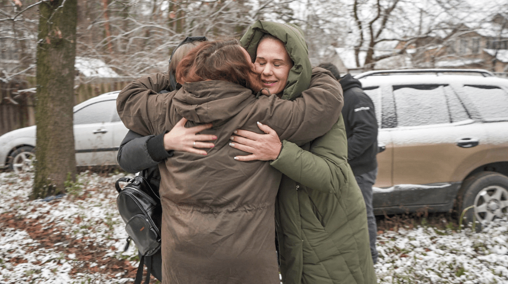 Olesia was at home when her town in Bucha, in the Kyiv region, was invaded by Russian troops. The trauma of the war led her to s