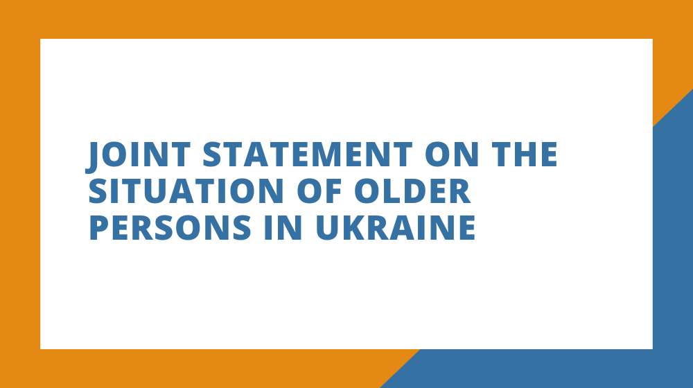 Situation of Older Persons in Ukraine