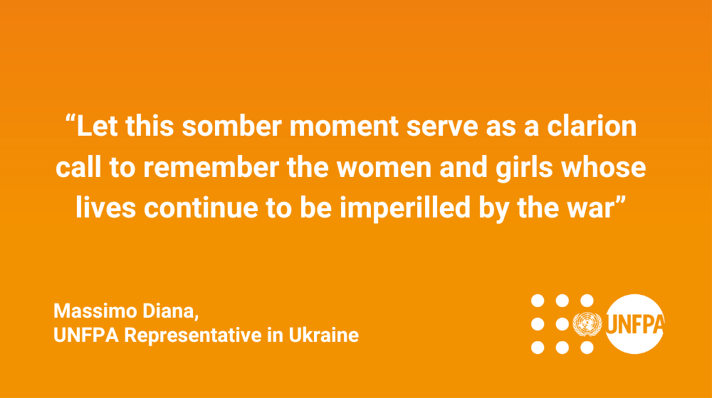 Let this somber moment serve as a clarion call to remember the women and girls whose lives continue to be imperilled by the war