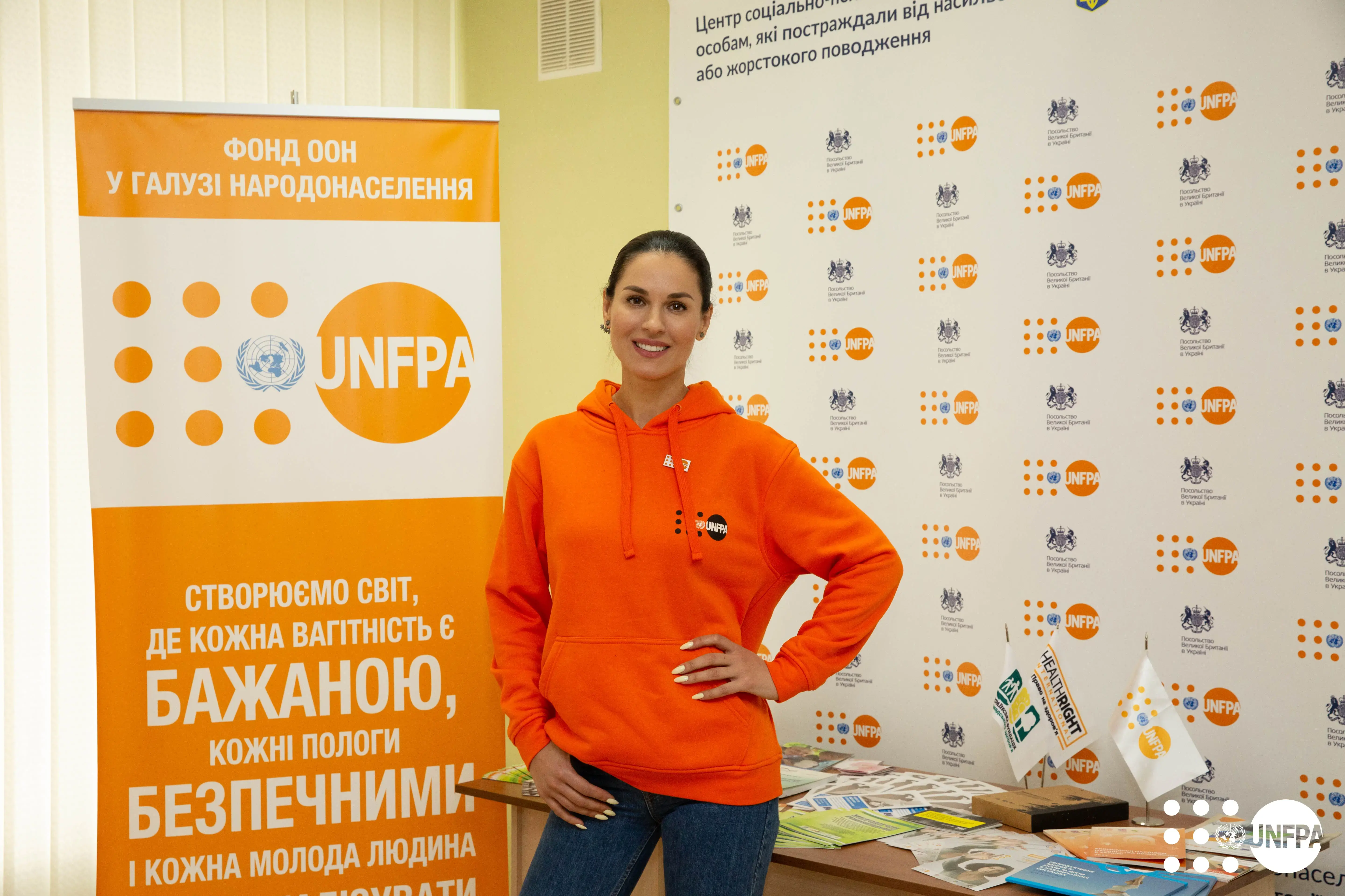 Maria Efrosinina visited shelters for people affected by violence in Slovyansk and Kharkiv 