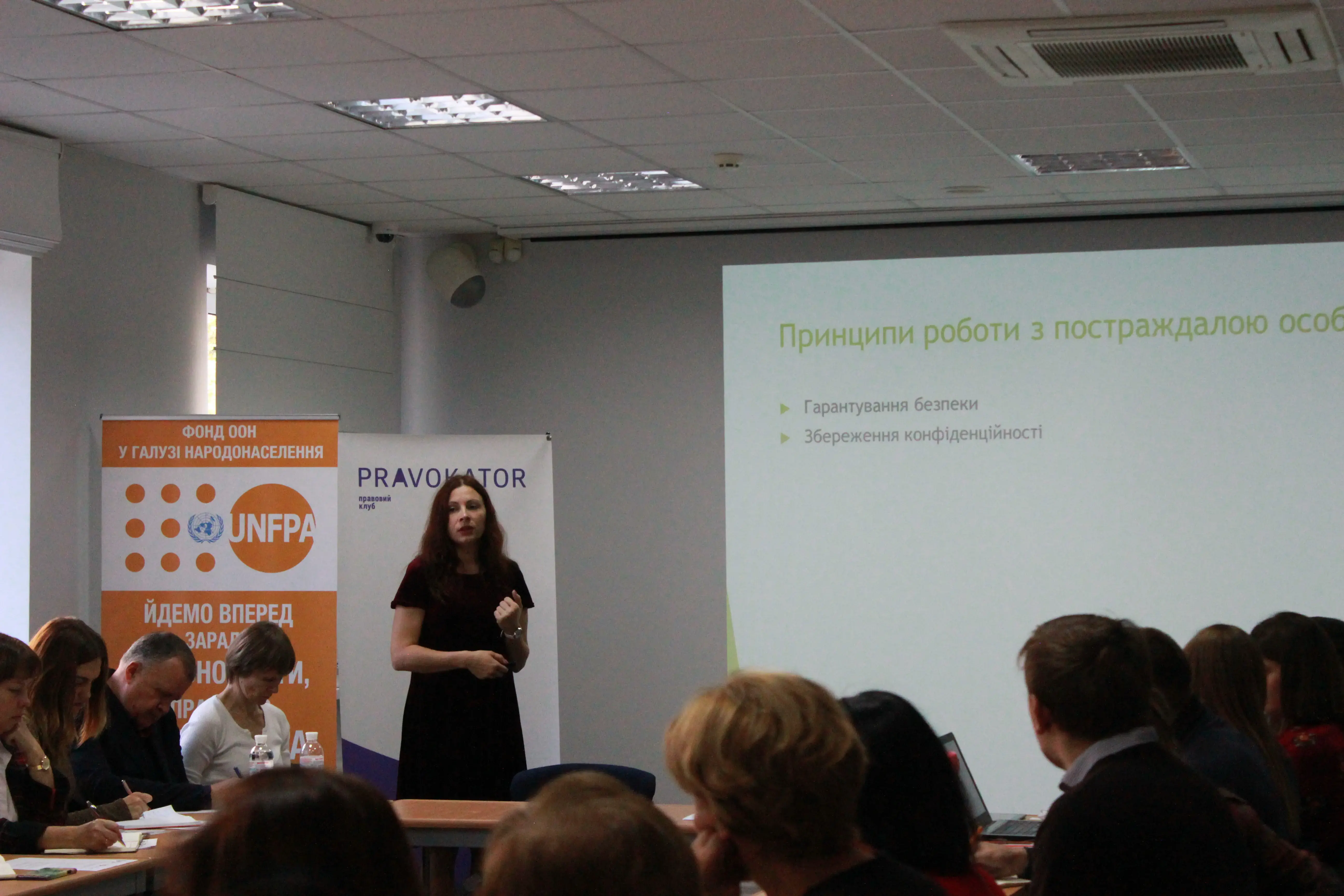 Discussion on improving the situation of persons affected by gender or family violence in Dnipro 