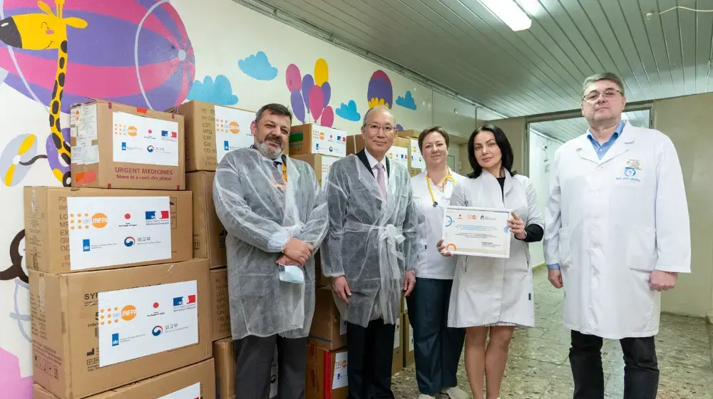   Government of Japan Continues Collaborative Life-Saving Support: Grants USD 615,000 to UNFPA Ukraine for Sustained Enhancement of Sexual and Reproductive Health for Women and Girls