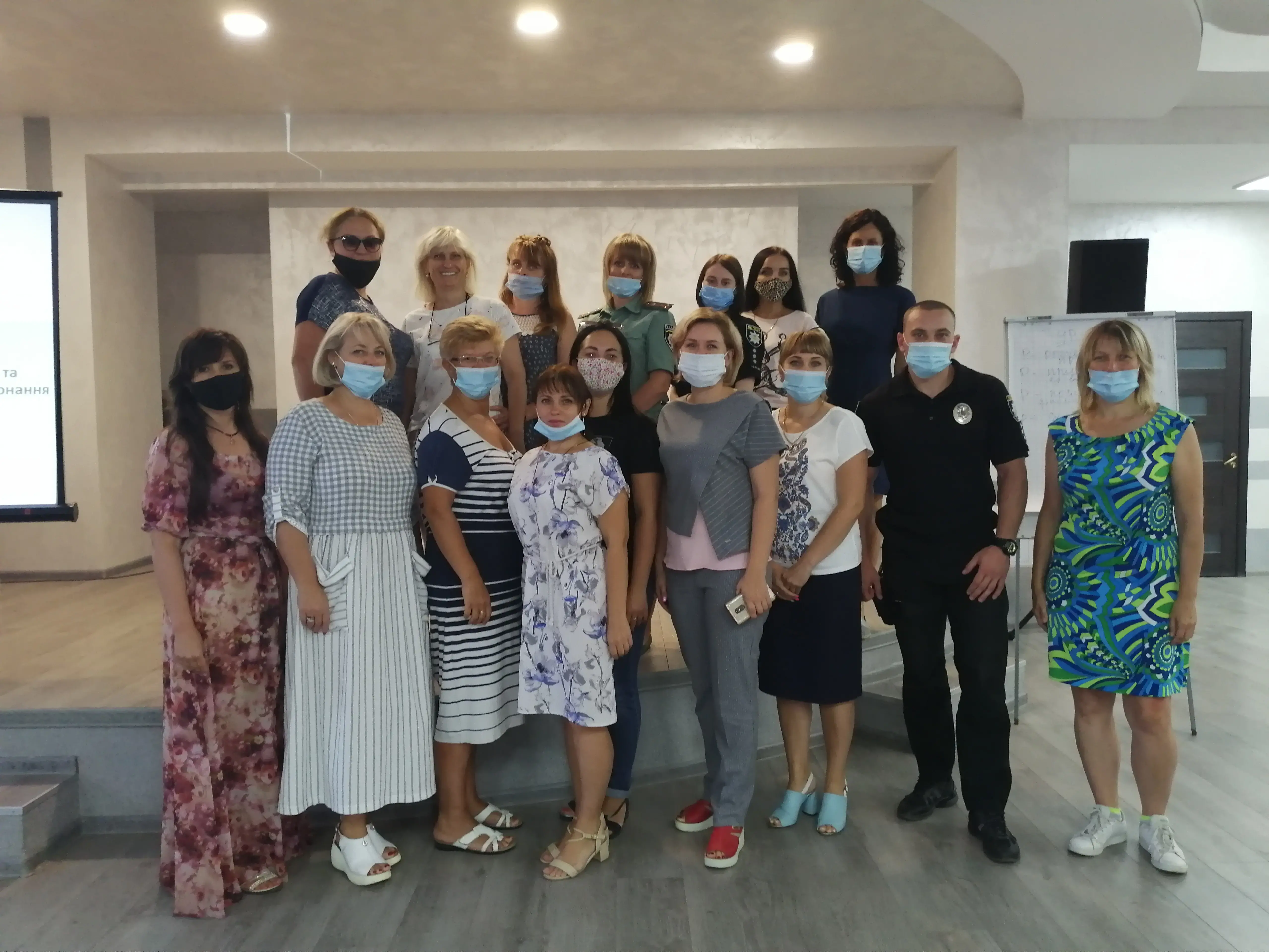 Workshops on responding to domestic violence were held in Pokrovsk and Kramatorsk