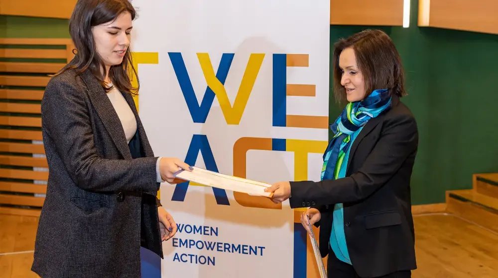 Ukrainian female athletes and diplomats joined efforts to overcome existing barriers for women's leadership using instruments of public diplomacy