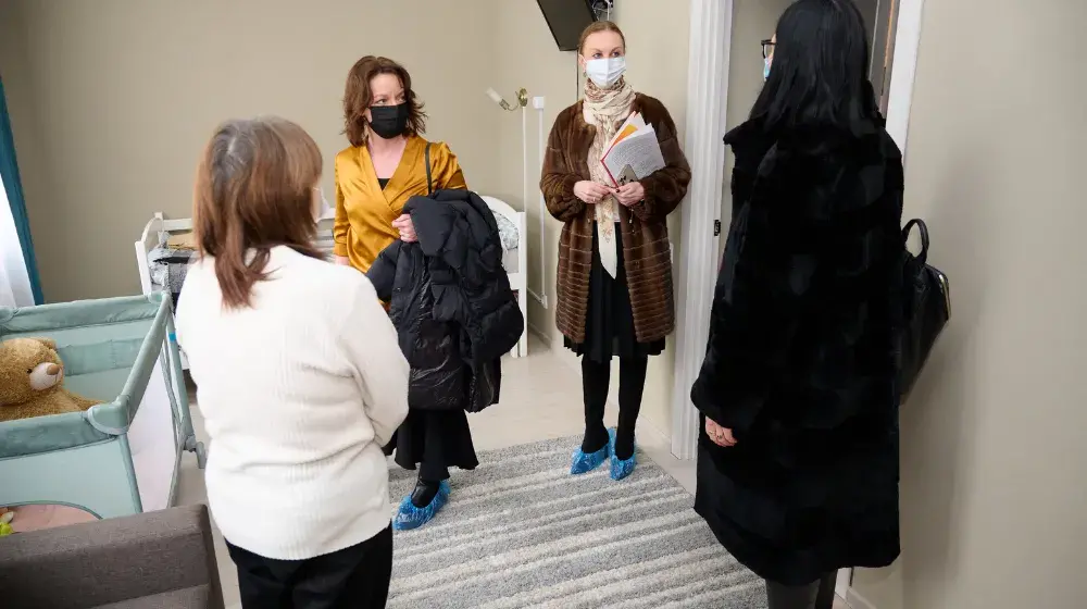 Minister for International Development Cooperation of Sweden and the Ambassador of Sweden to Ukraine together with UNFPA Ukraine have met gender-based violence survivors