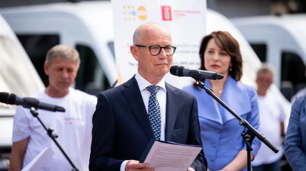 Denmark donated 15 inclusive cars to help survivors of gender-based violence