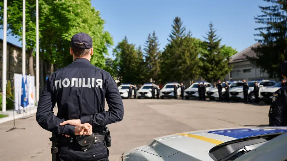 National Police of Ukraine received 13 cars from the French government to respond to cases of domestic violence