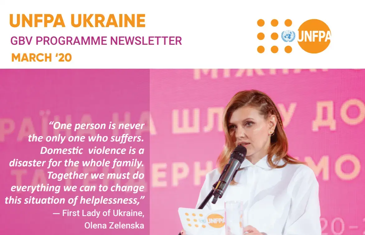 Newsletter UNFPA Ukraine / GBV programme