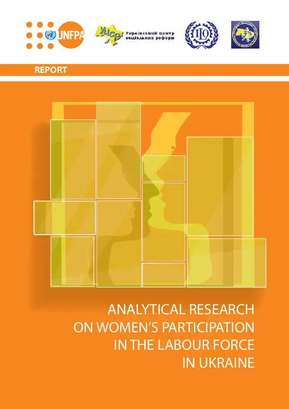 Analytical research on women’s participation in the labour force in Ukraine