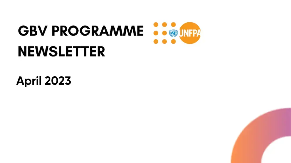 Newsletter UNFPA Ukraine/ GBV Programme