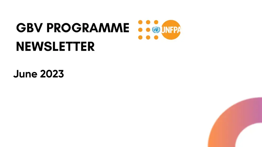 Newsletter UNFPA Ukraine/ GBV Programme